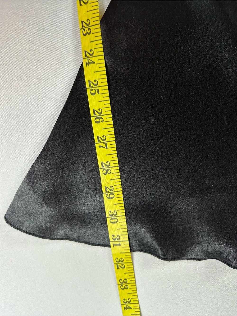Black Satin Cowl Neck Midi Dress Size 2 Elegant Evening - Picture 12 of 15
